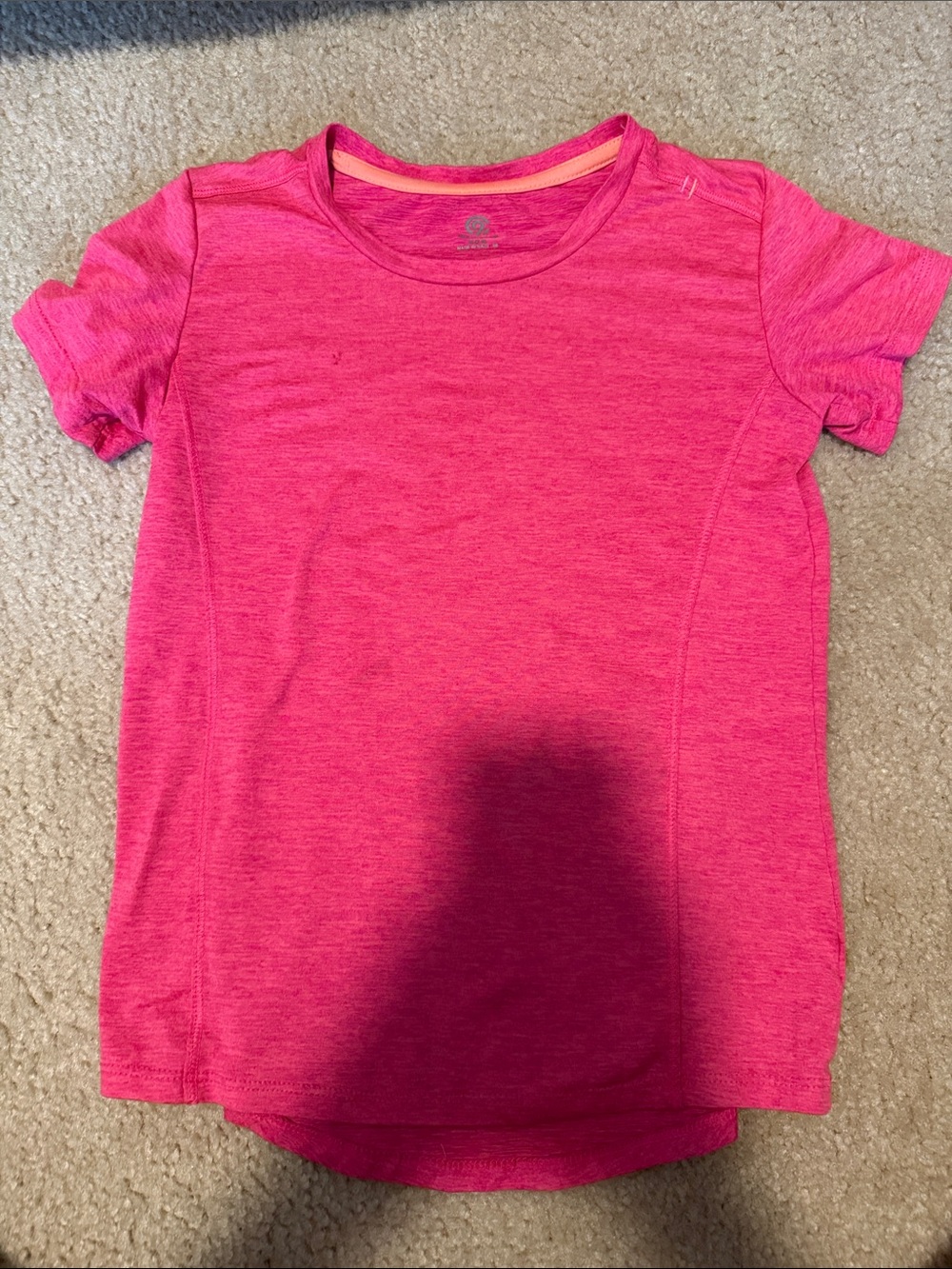 Pink athletic tops size 8